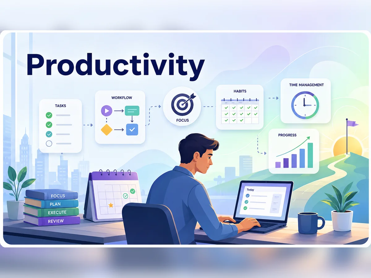 Productivity illustration