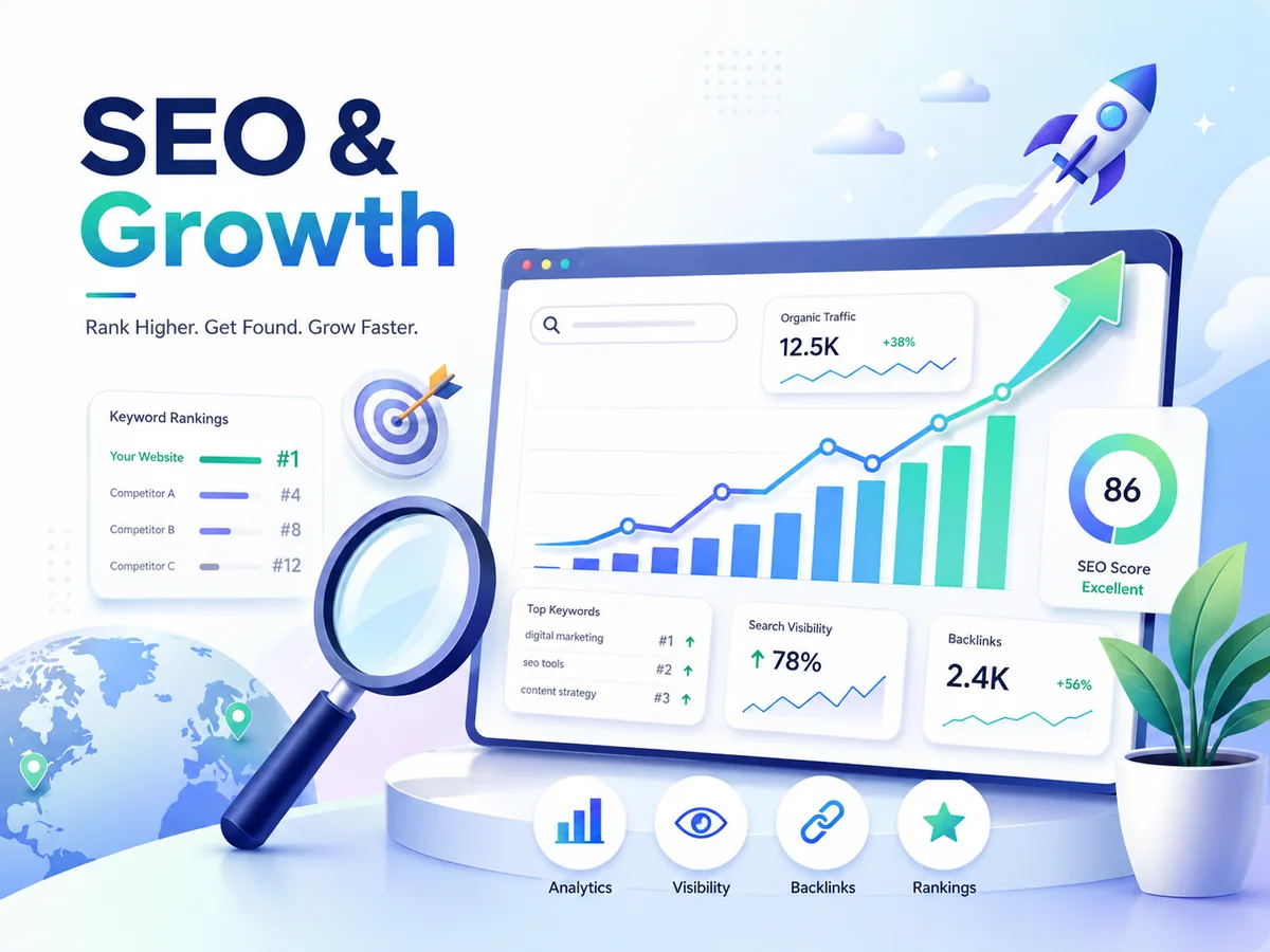 SEO & Growth illustration
