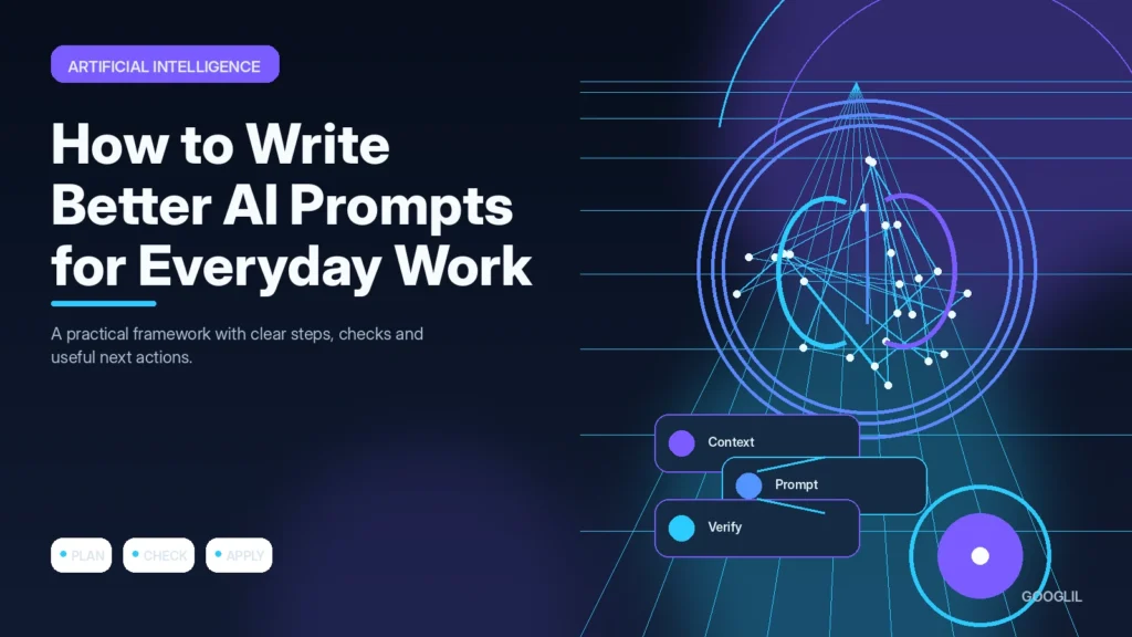 How to Write Better AI Prompts for Everyday Work — Artificial Intelligence featured article illustration