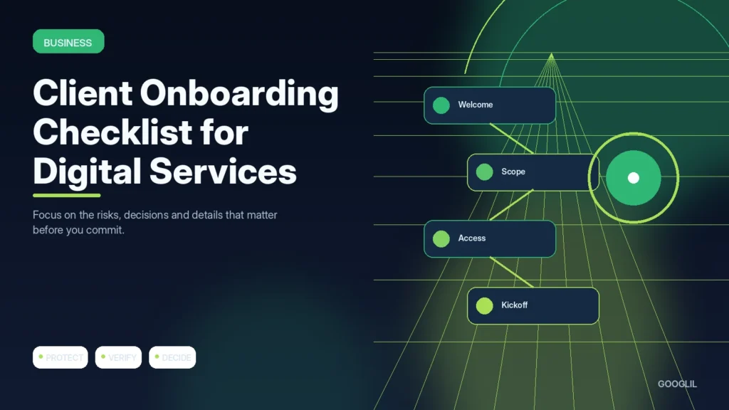 Client Onboarding Checklist for Digital Services — Business featured article illustration