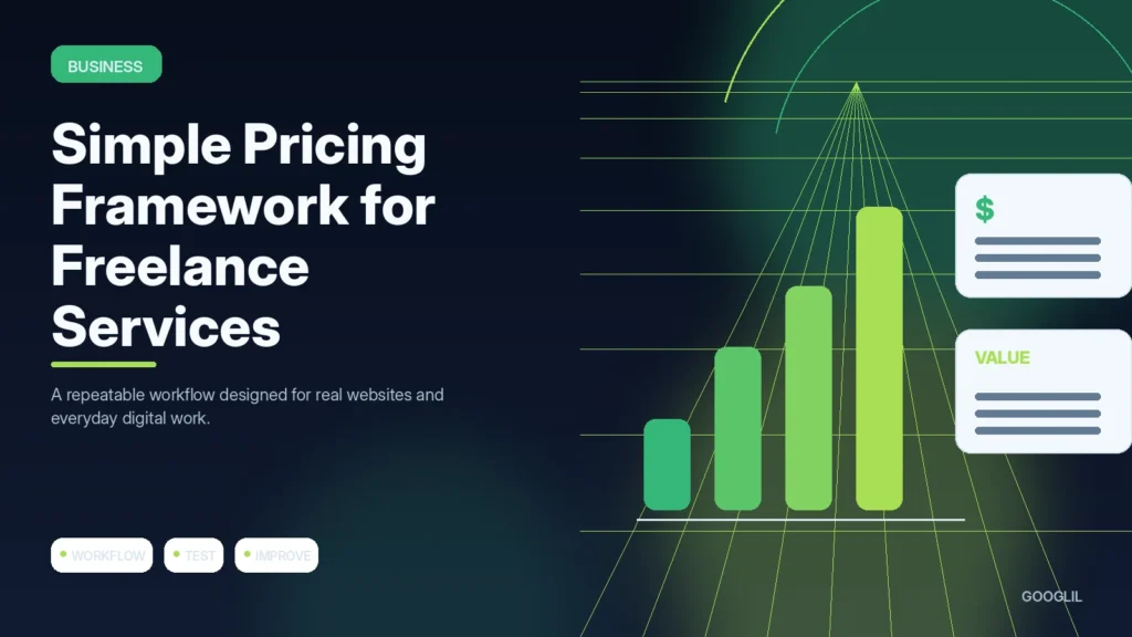 Simple Pricing Framework for Freelance Services — Business featured article illustration