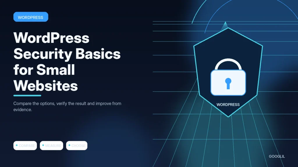 WordPress Security Basics for Small Websites — WordPress featured article illustration